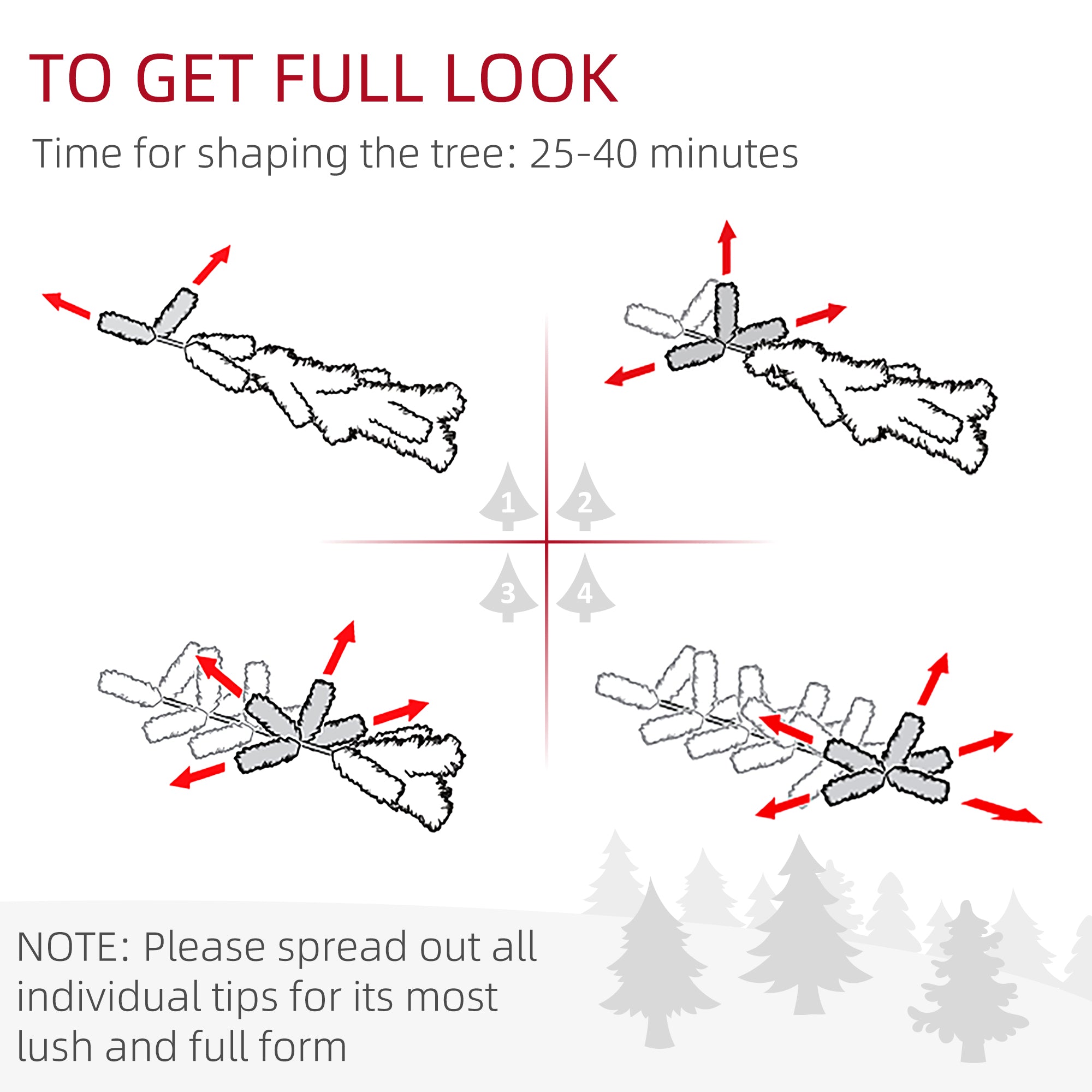 HOMCOM 7.5ft Flocked Christmas Tree, Pencil Christmas Tree with Realistic Branch Tips, Folding Metal Stand, Pink