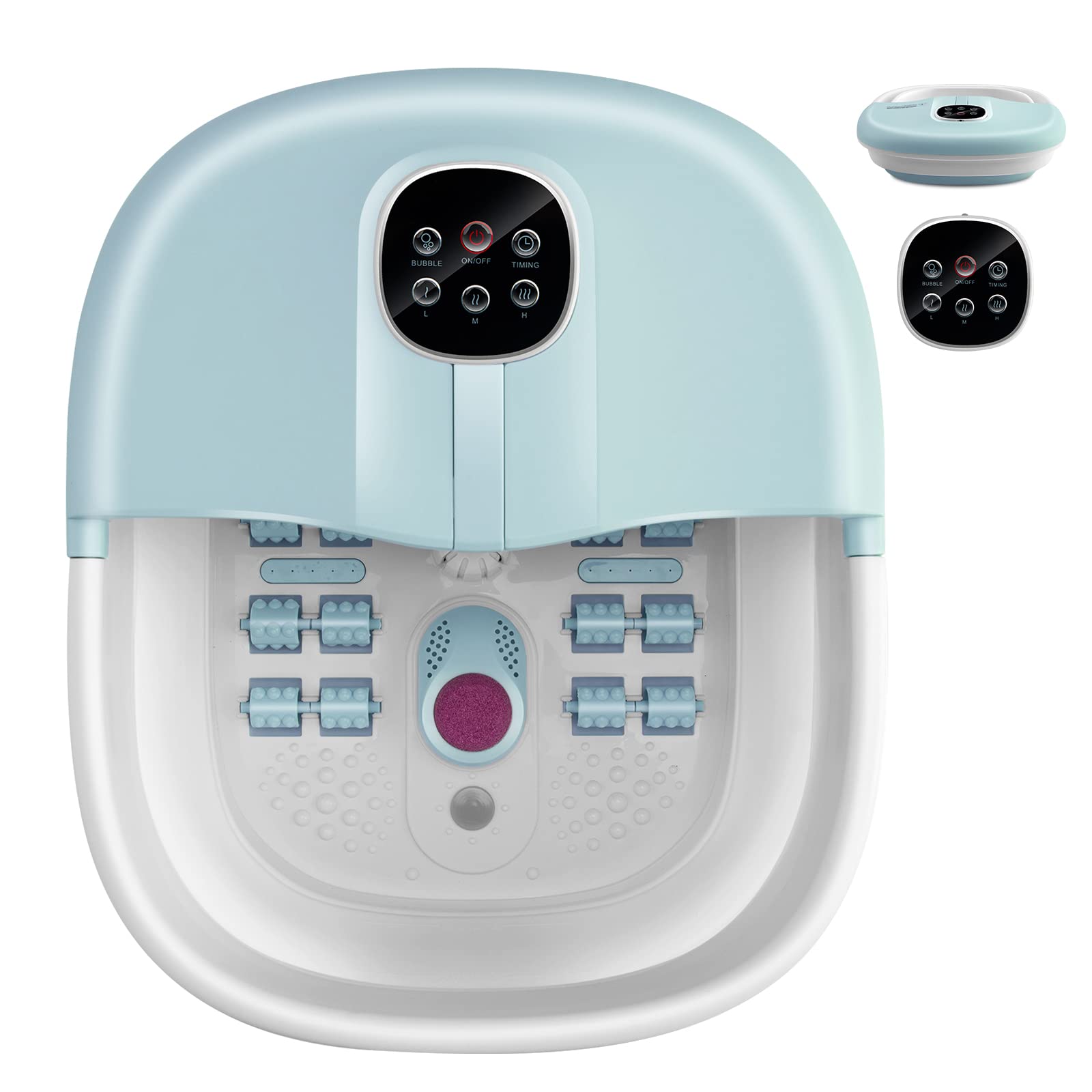Collapsible Foot Spa Tub w/Remote Control | Pedicure Foot Spa
