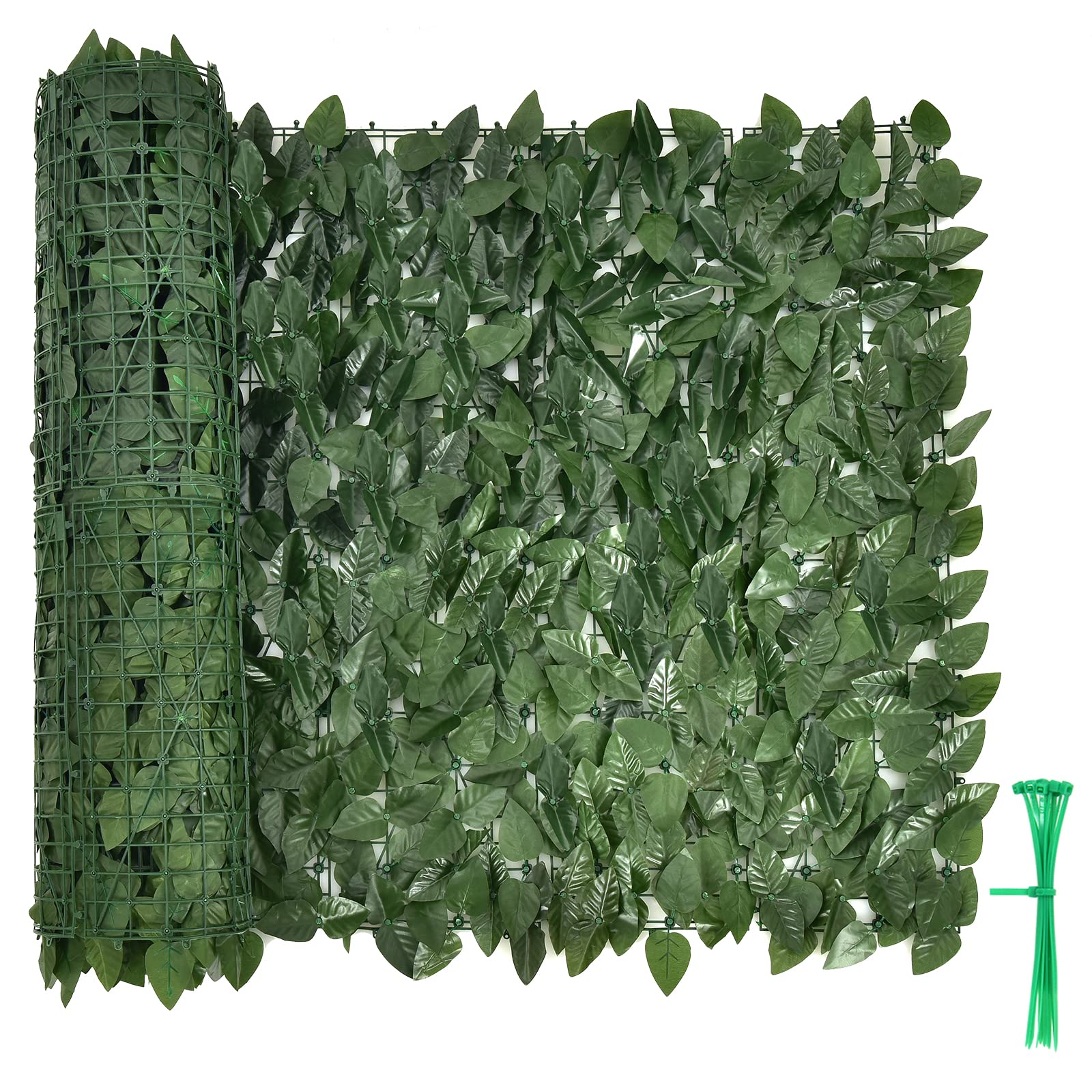 118" x 39.4" Artificial Ivy Privacy Fence Screen, Covering for Yard Garden Patio