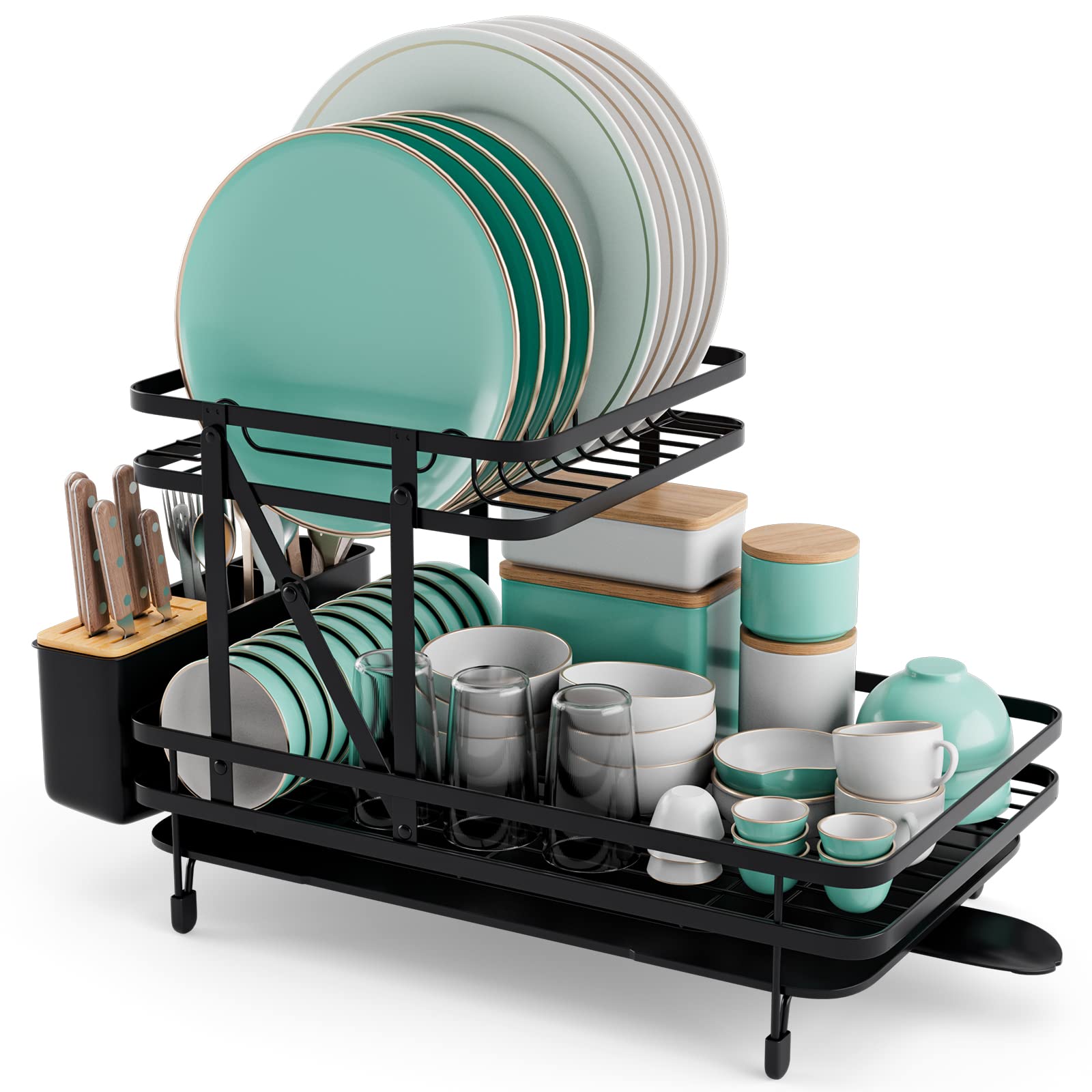 Giantex Collapsible Drying Rack & Drainboard Set
