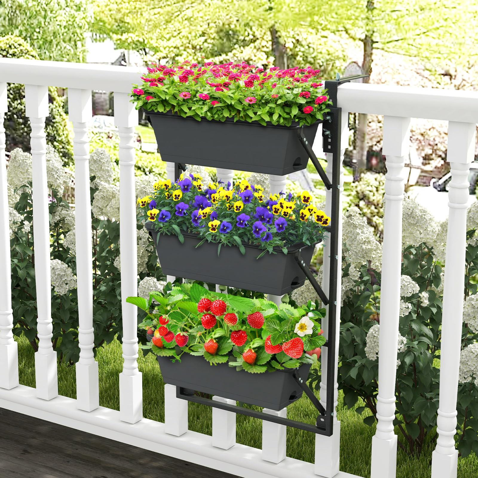 Giantex Vertical Raised Garden Bed, Hanging & Wall-Mounted Planter Garden Boxes