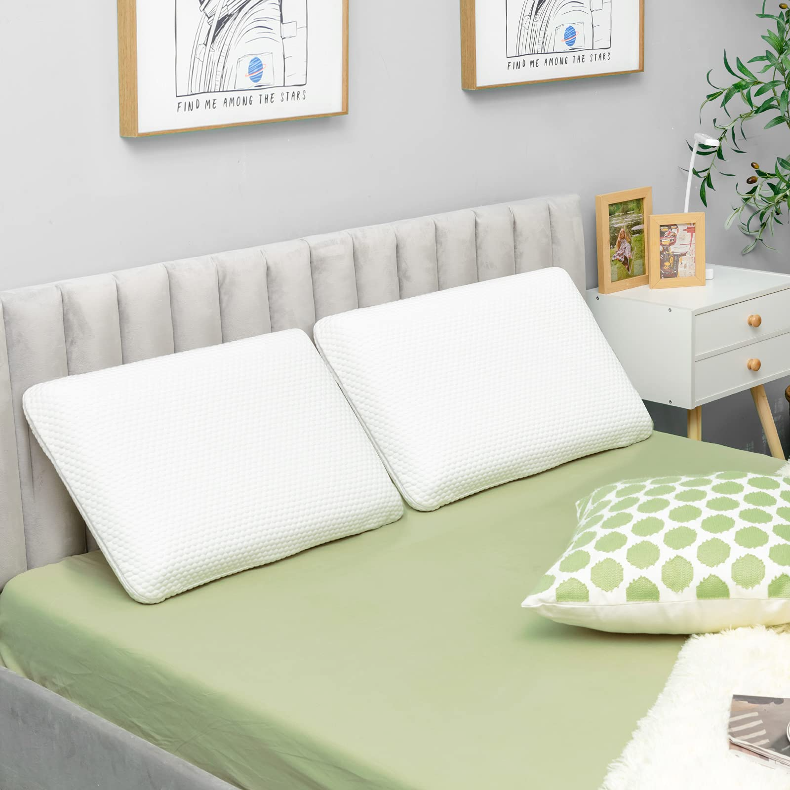 Giantex Memory Foam Pillow 2 Pack