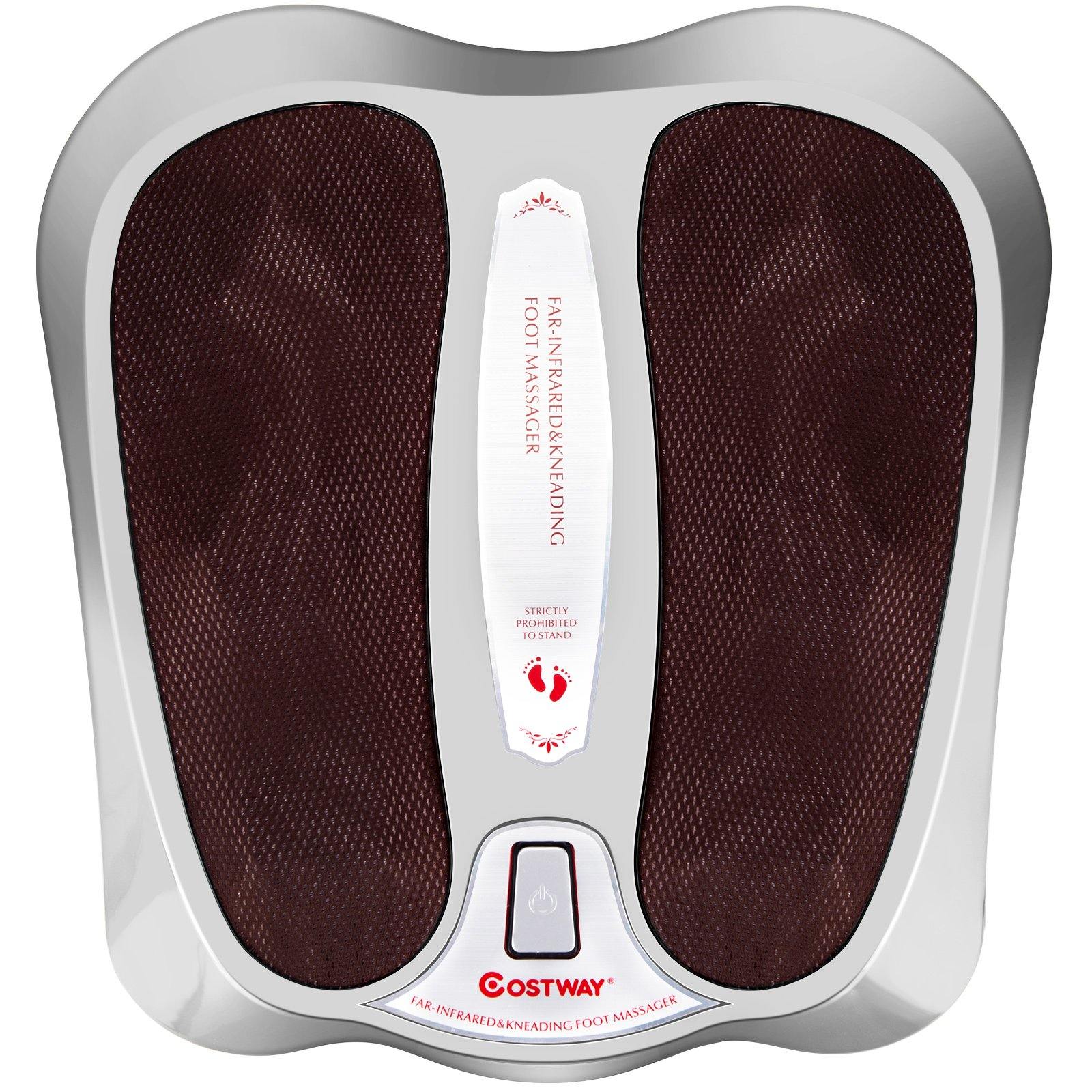 Giantex Foot Massager, Home Office Foot Warmer for Plantar Fasciitis & Stress Relief (Gray)