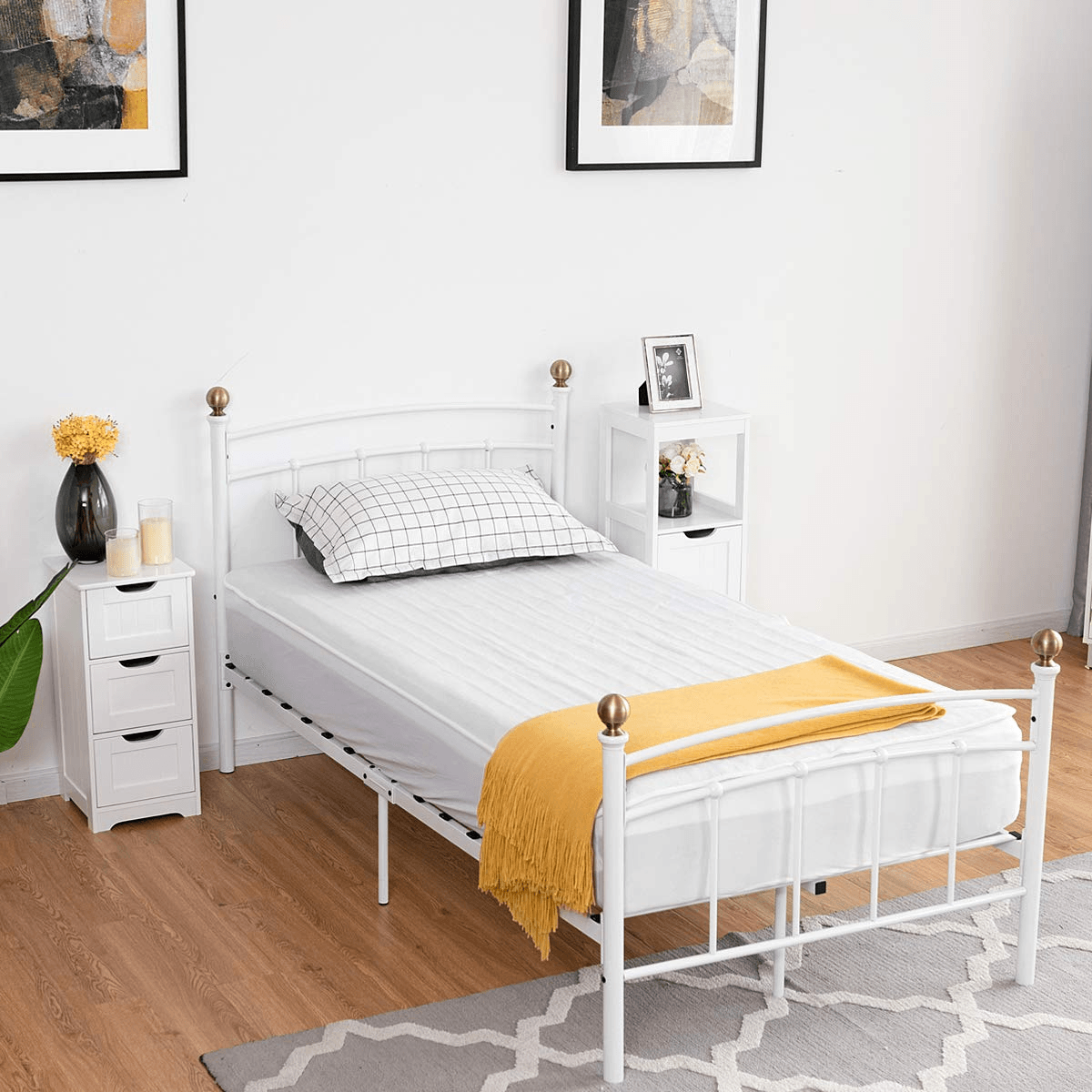 Giantex Heated Electric Mattress Pad w/ 8 Temperature Regulation (Twin/Full/Queen/King)