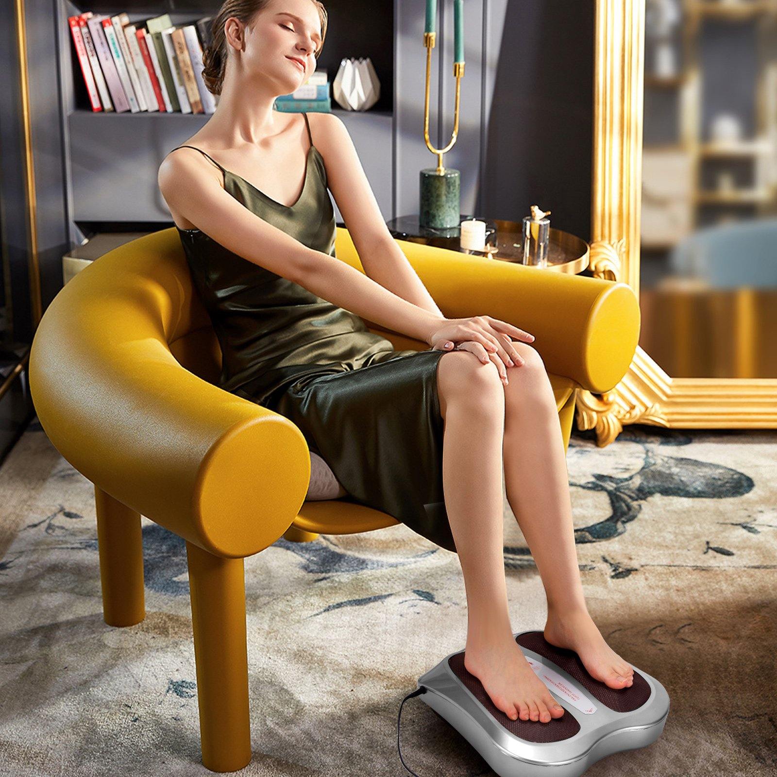 Giantex Foot Massager, Home Office Foot Warmer for Plantar Fasciitis & Stress Relief (Gray)