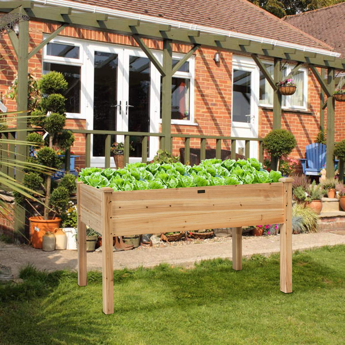 Raised Garden Bed with Legs, 49" L x 23" W x 30" H