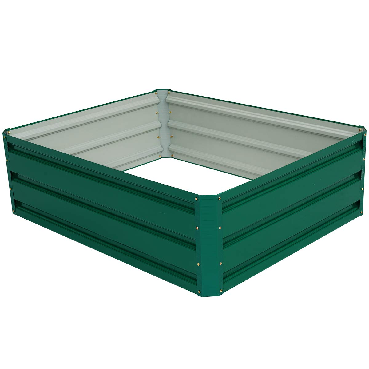 Dark Green Patio Raised Garden Bed (40" L x 32" W x 12" H)