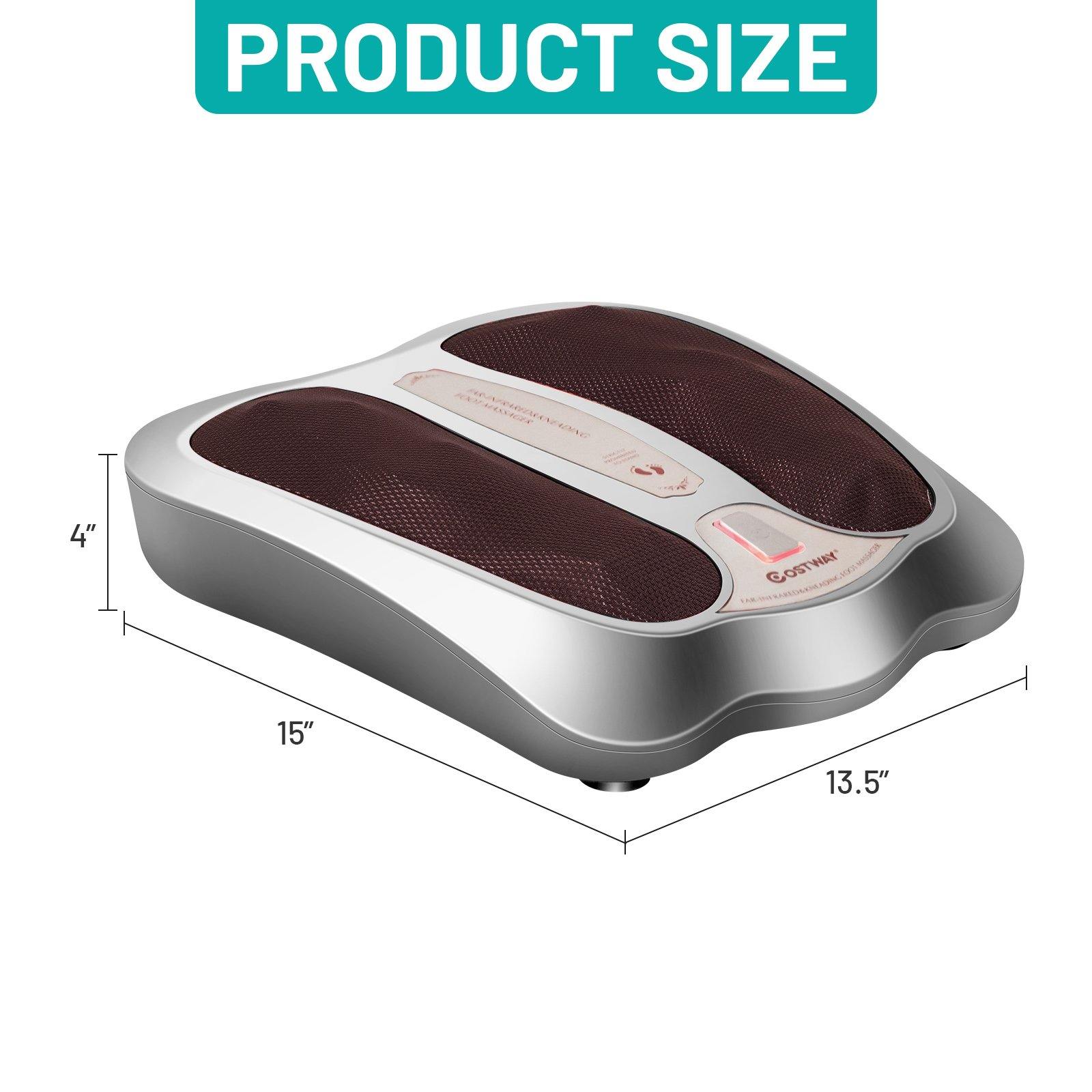 Giantex Foot Massager, Home Office Foot Warmer for Plantar Fasciitis & Stress Relief (Gray)