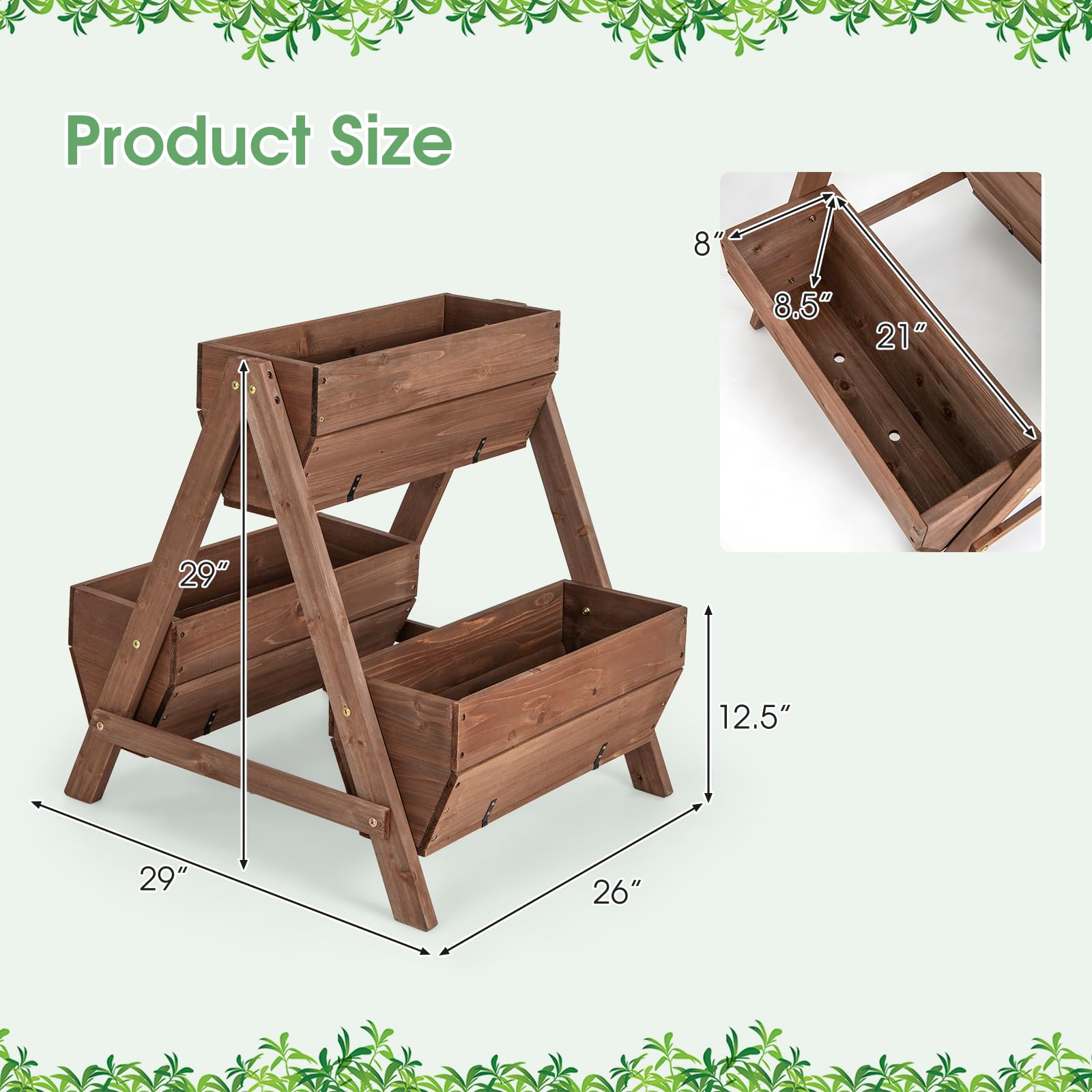 Giantex Vertical Raised Garden Bed