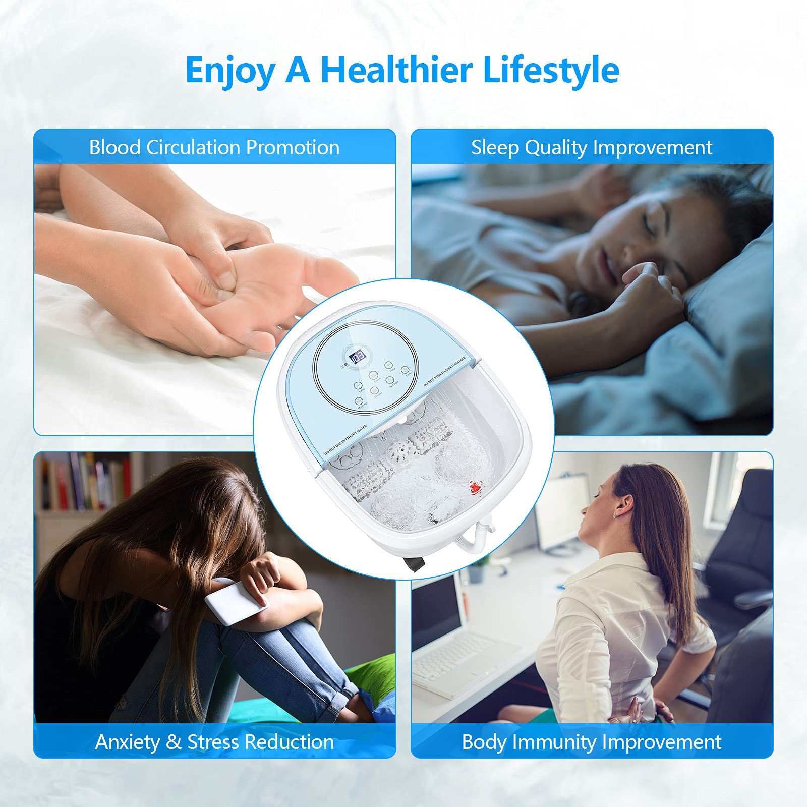 Giantex Foot Spa Bath Massager with Smart Panel