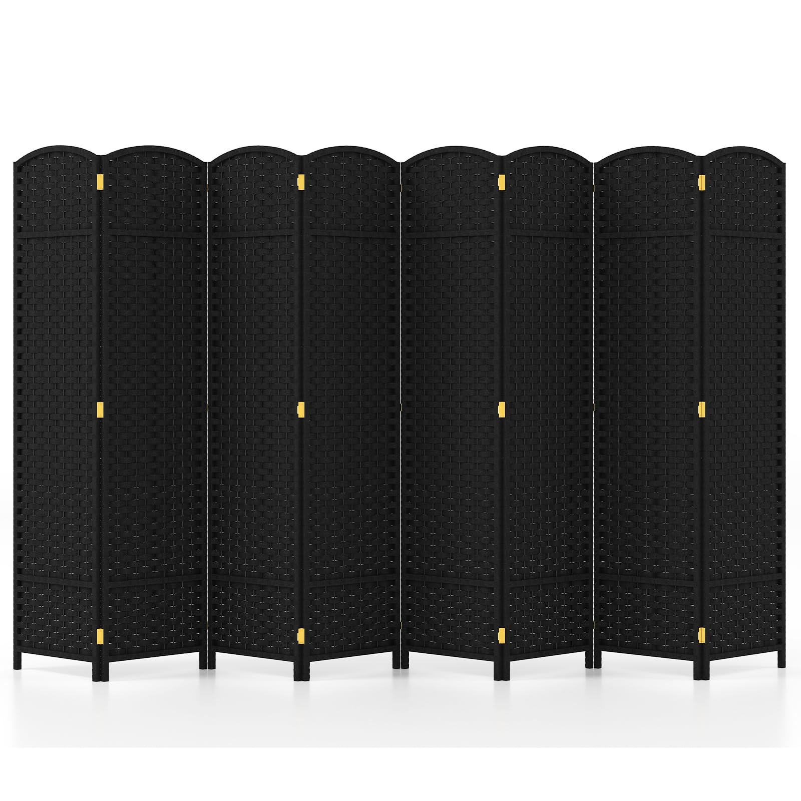 Giantex Room Divider 8 Panel, 5.6ft Folding Privacy Screen