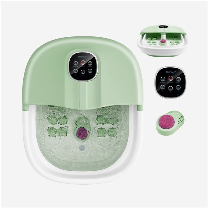Collapsible Foot Spa Tub w/Remote Control | Pedicure Foot Spa