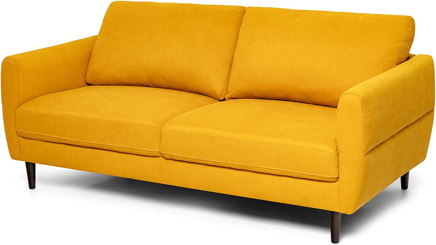 Giantex Sofa Chair, Upholstered Mid-Century Modern Accent Chair