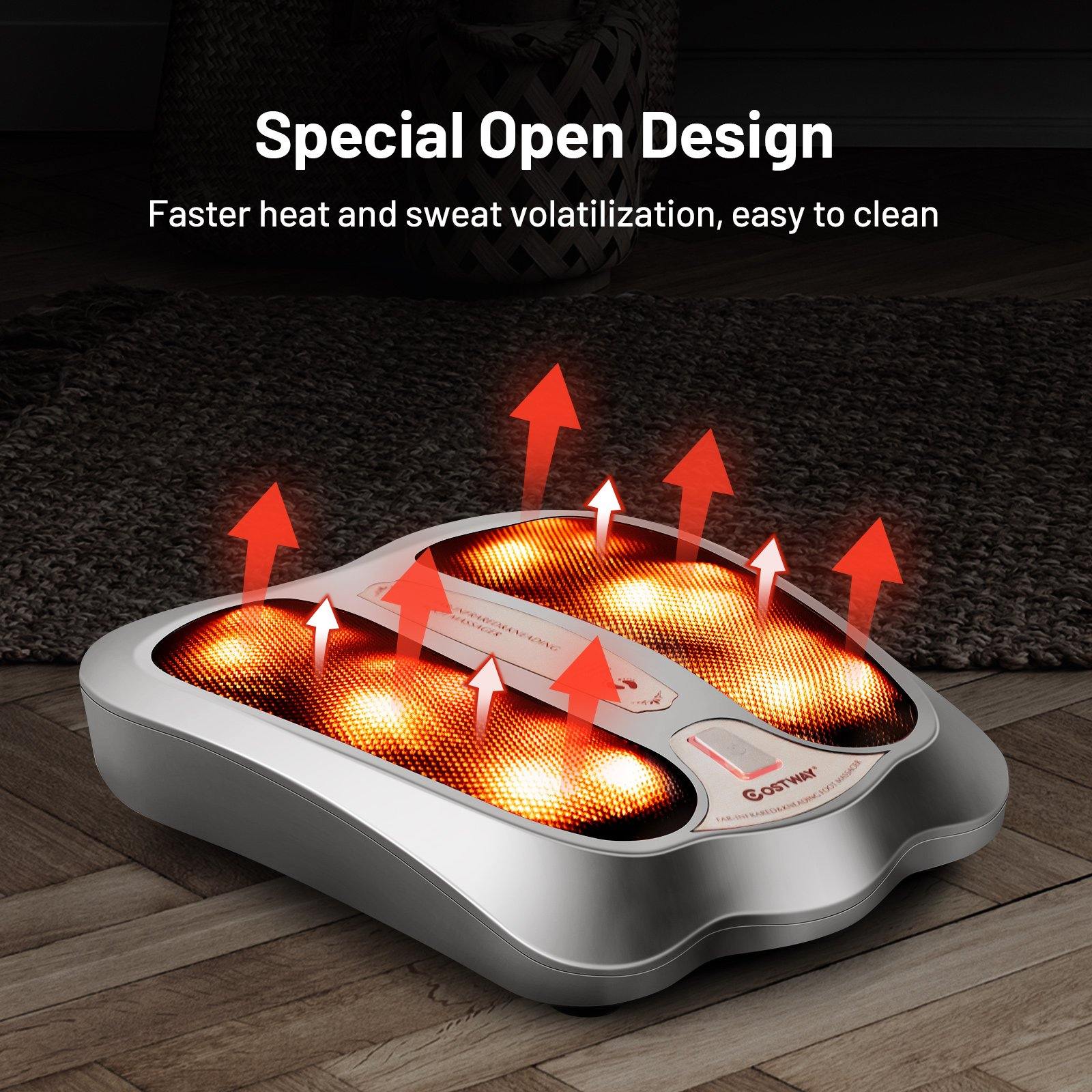 Giantex Foot Massager, Home Office Foot Warmer for Plantar Fasciitis & Stress Relief (Gray)