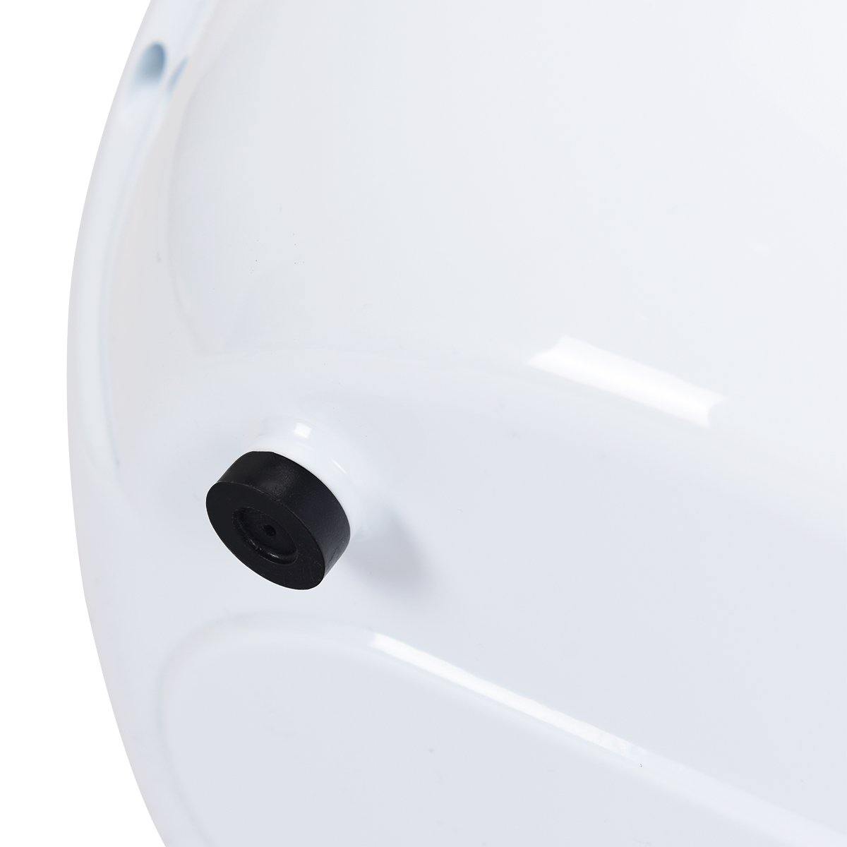 Giantex Foot Bath Massager Spa, Warm Heat Bubbles Electric Handheld Pedicure Feet Scrubber Removable Cover Vibration Massage (Green)