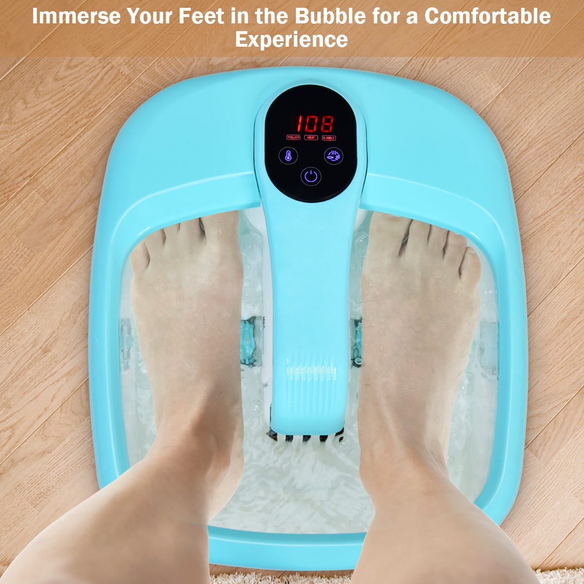 Giantex Foot Spa Bath Massager with Automatic Massage Rollers