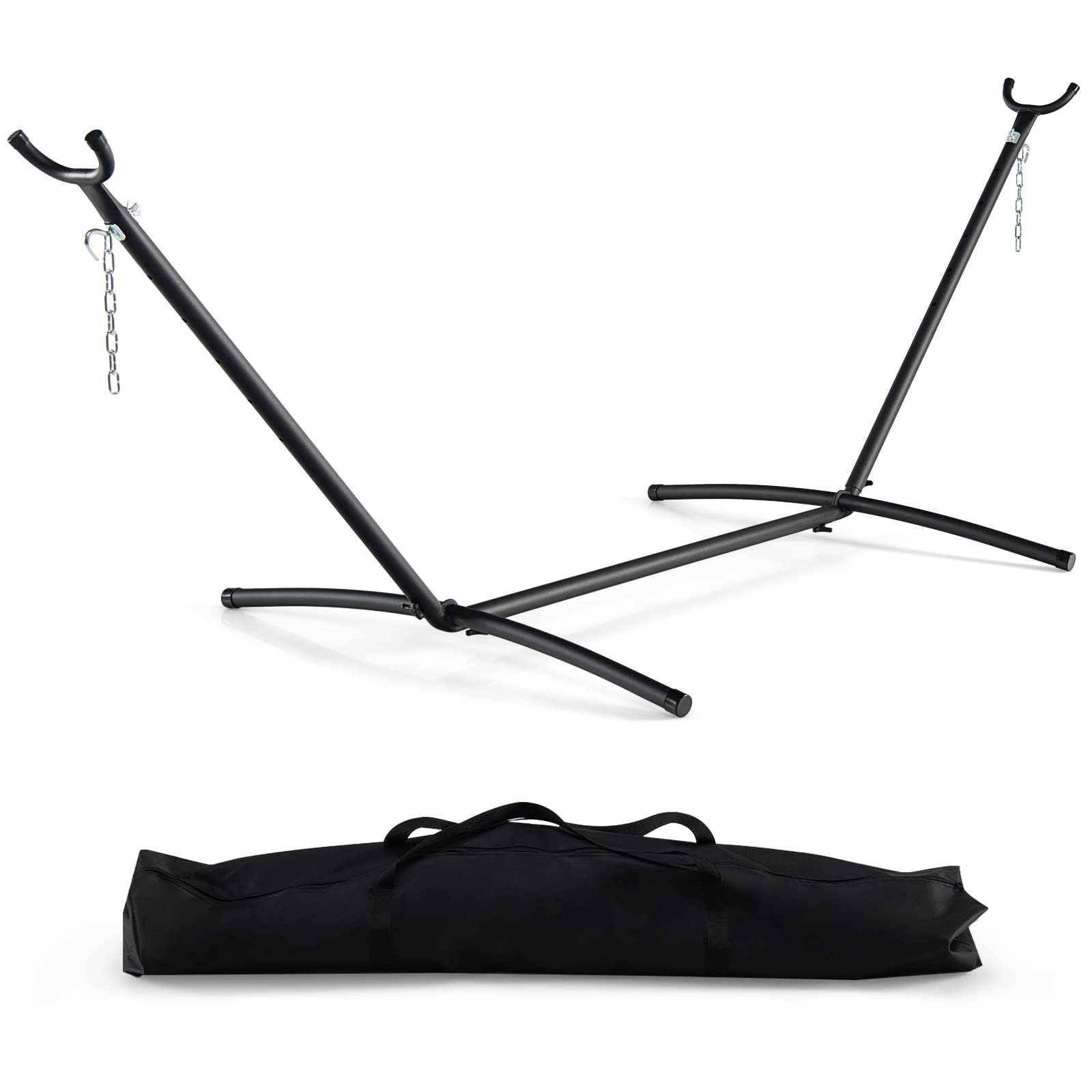 Giantex Hammock Stand 2-Person Heavy-Duty Hammock Frame with Storage Bag