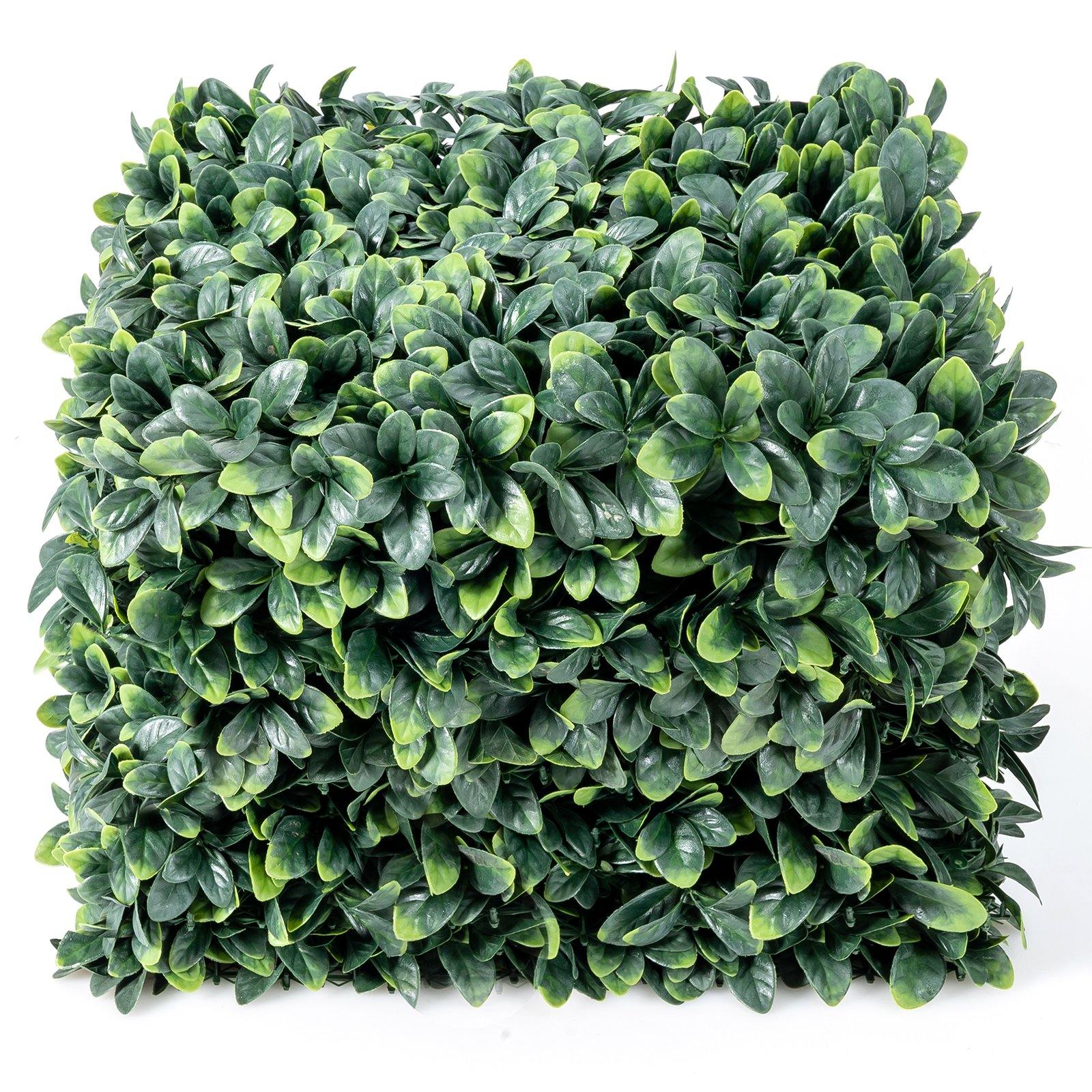 12PCS 20x20inch Artificial Boxwood Panels Garden Privacy Fence Screen