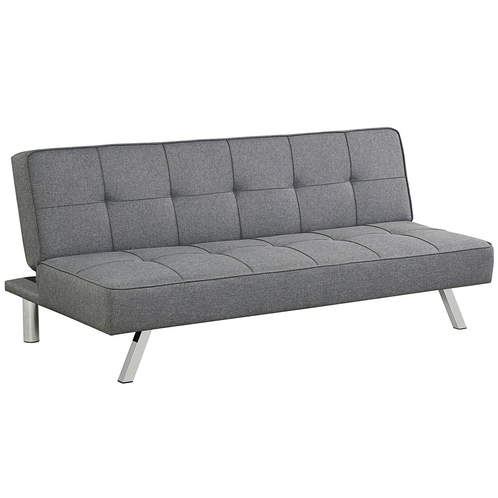 Giantex 3-Seat Convertible Sofa Bed, Sofa Bed w/ 3 Adjustable Angles