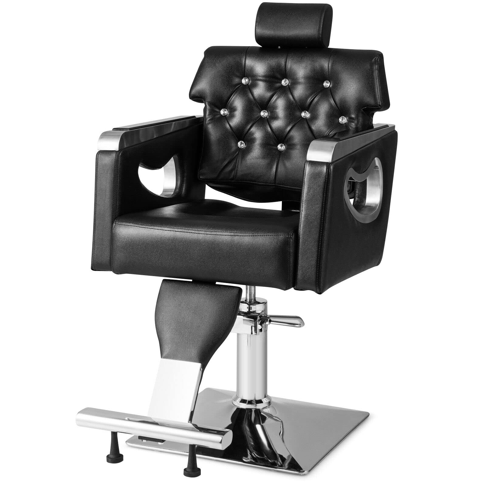 Giantex Barber Chair, Height Adjustable Heavy Duty Hydraulic Pump