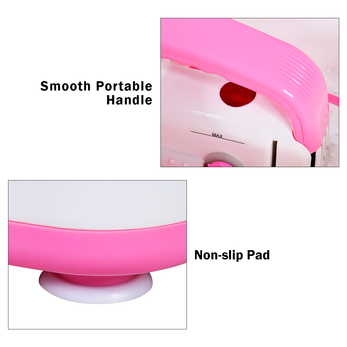 Giantex Foot Spa Bath Massager with Automatic Massage Rollers