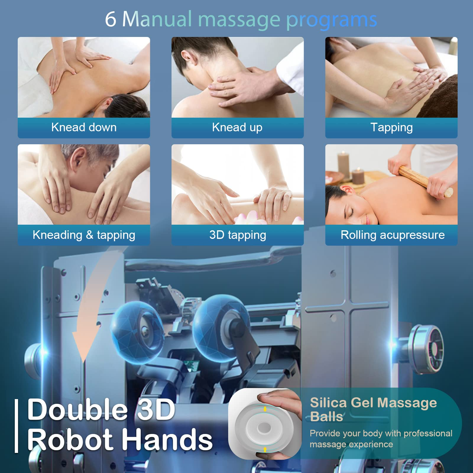 Giantex Full Body Massage Chair 3D, Thai Yoga Stretch SL Track Zero Gravity Massage Recliner w/Air Cell Massage