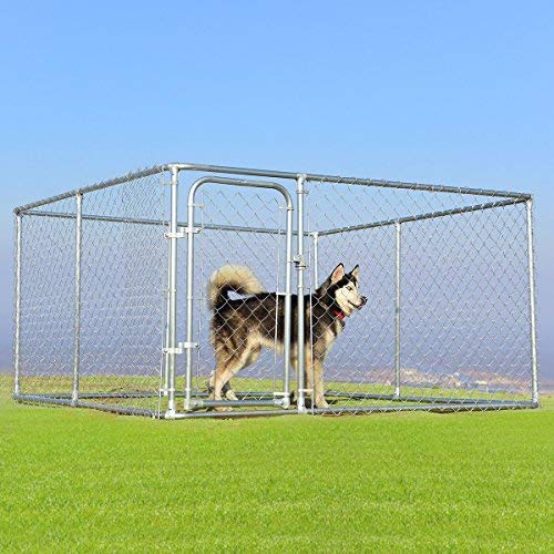 Giantex 7.5ft x 7.5ft Large Outdoor Dog Kennel, Pet Dog Run House