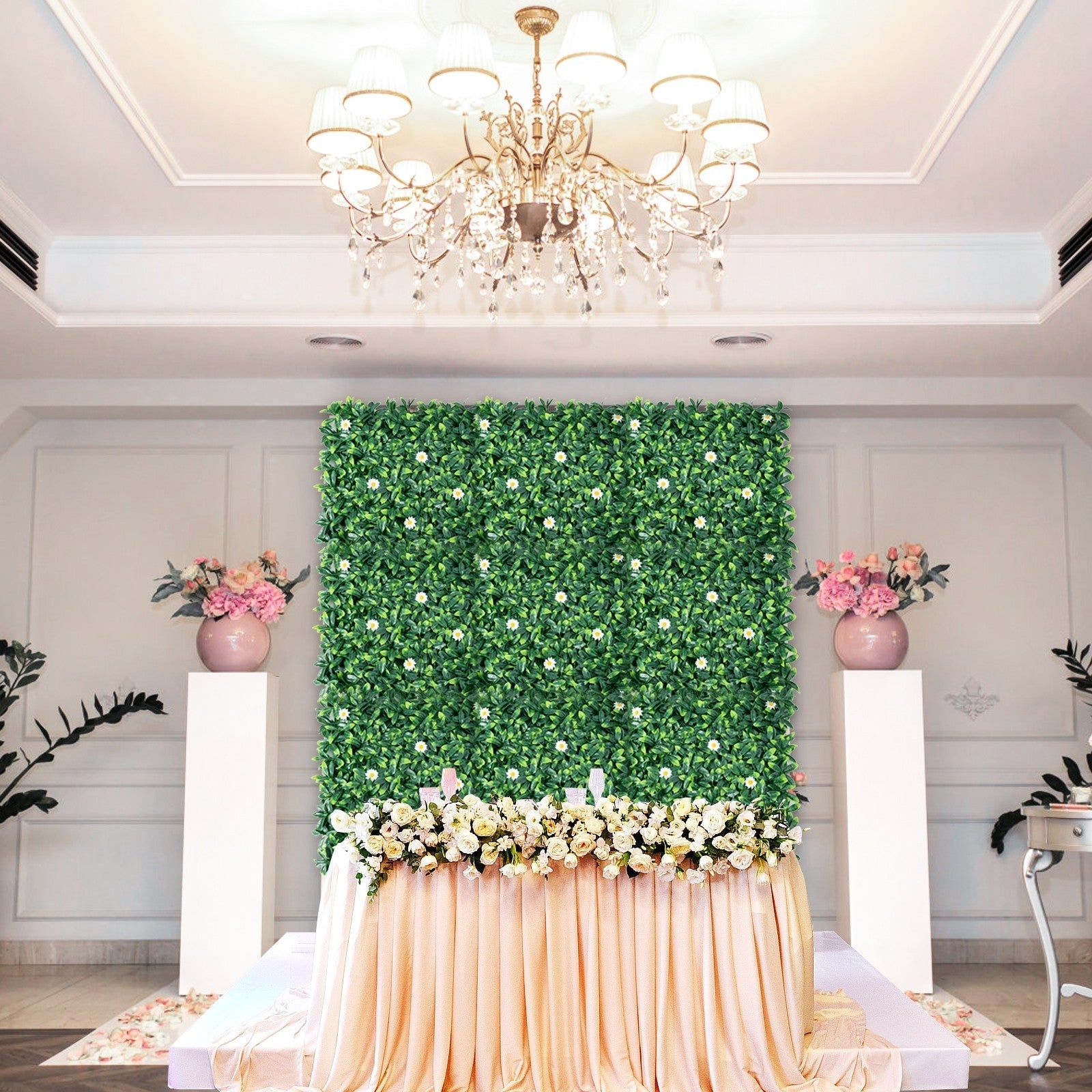 Giantex 12PCS 20x20inch Artificial Boxwood Panels Garden Privacy Fence Screen