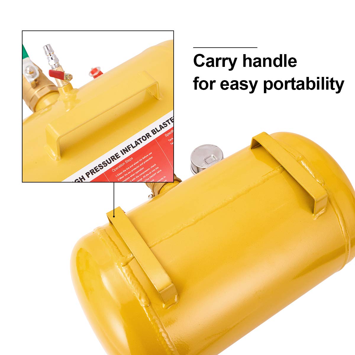 Giantex 5 Gallon Air Tire Bead Seater Blaster Tool Seating Inflator Truck ATV 145psi