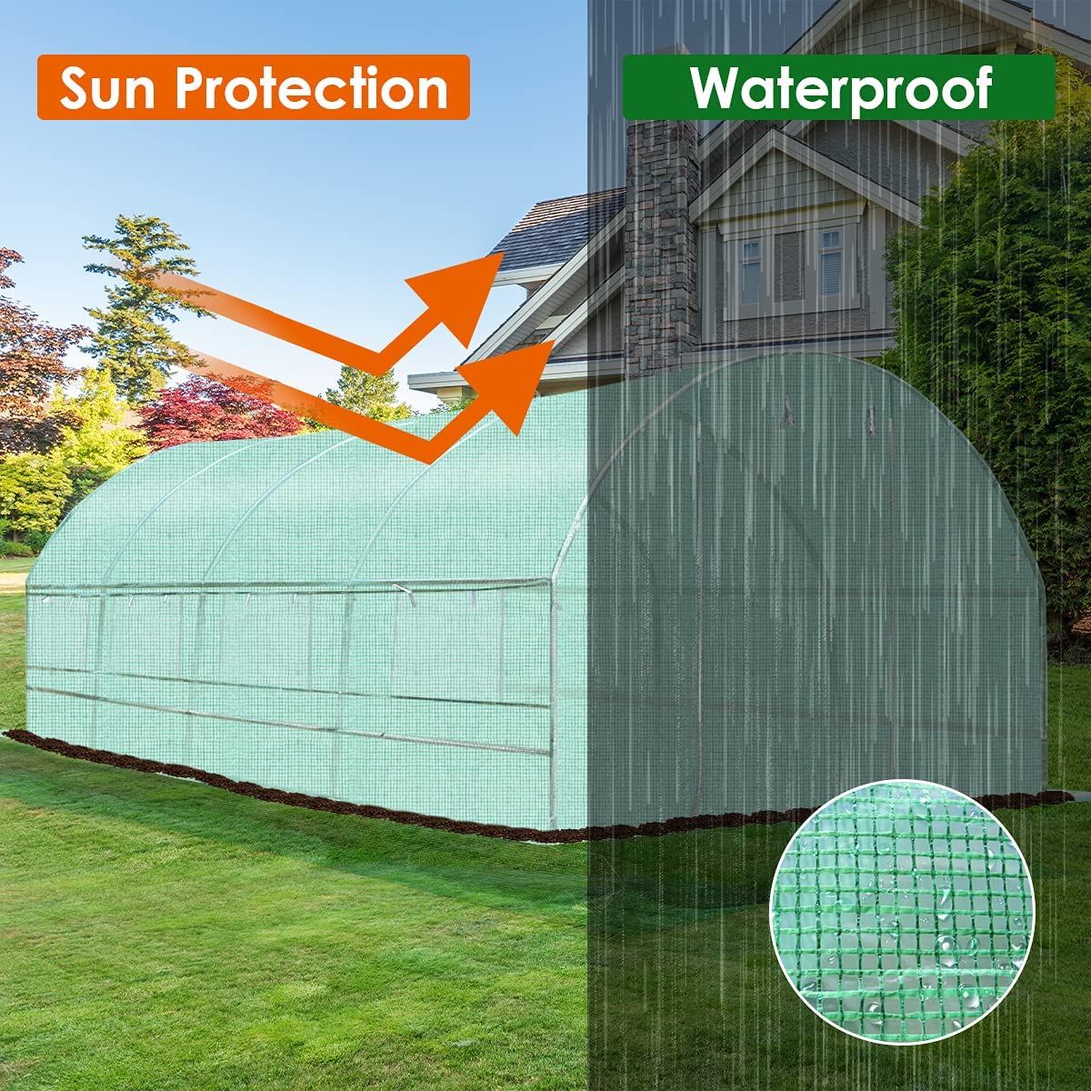 Portable Walk in Greenhouse Plant Grow Tents