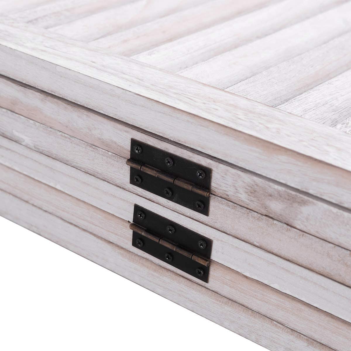 6 Panel Wood Room Divider, 5.6 Ft Tall Oriental Folding Freestanding Partition Privicy Room Dividers Screen for Home (White)