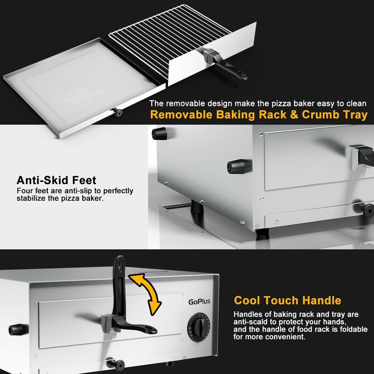 Giantex Pizza Bake Oven Kitchen Pizza Toaster