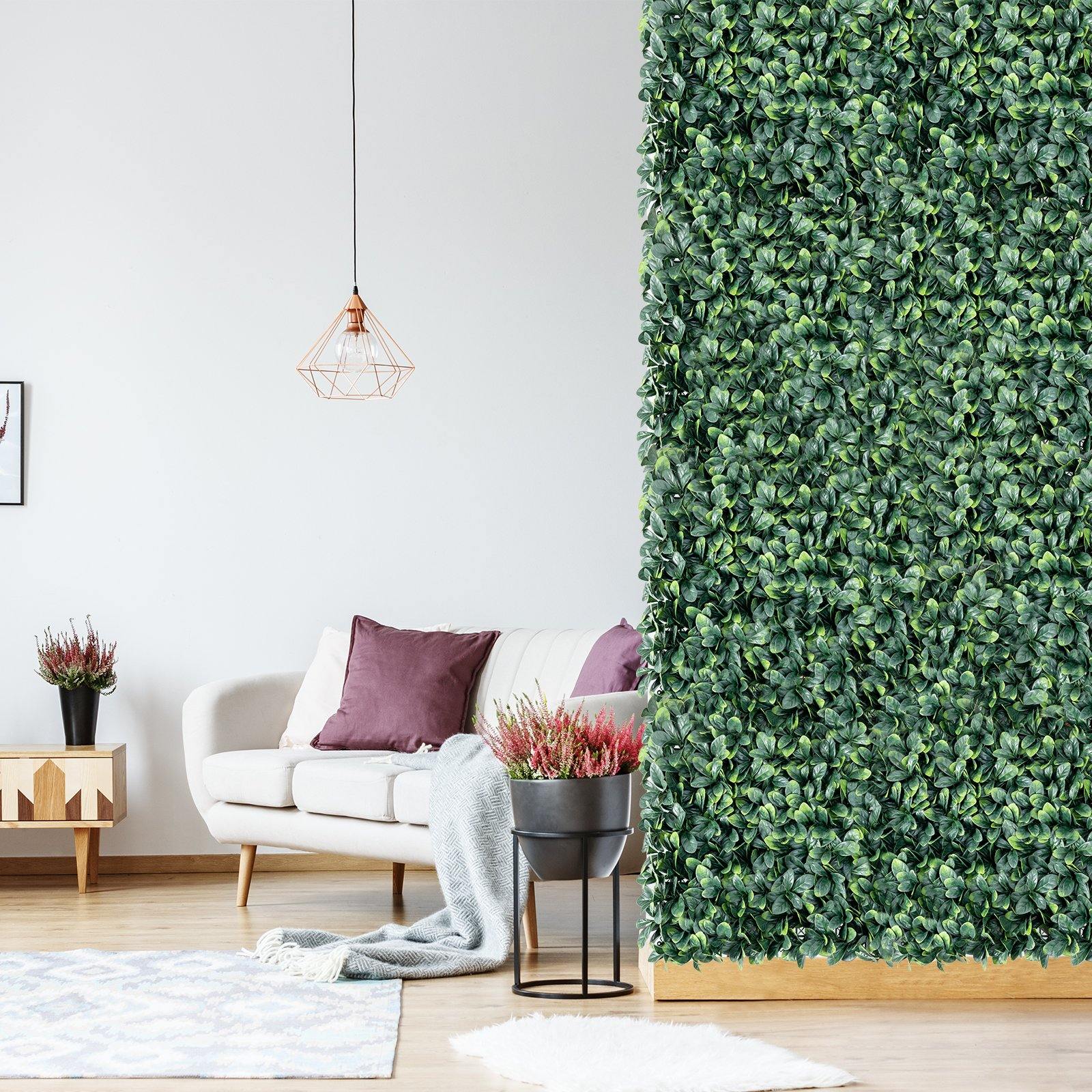 12PCS 20x20inch Artificial Boxwood Panels Garden Privacy Fence Screen