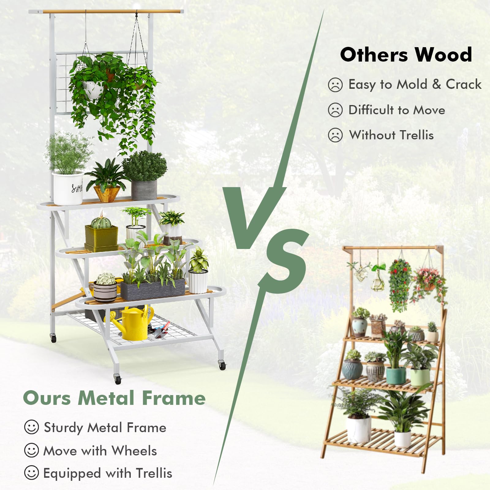 Giantex Hanging Plant Stand Indoor