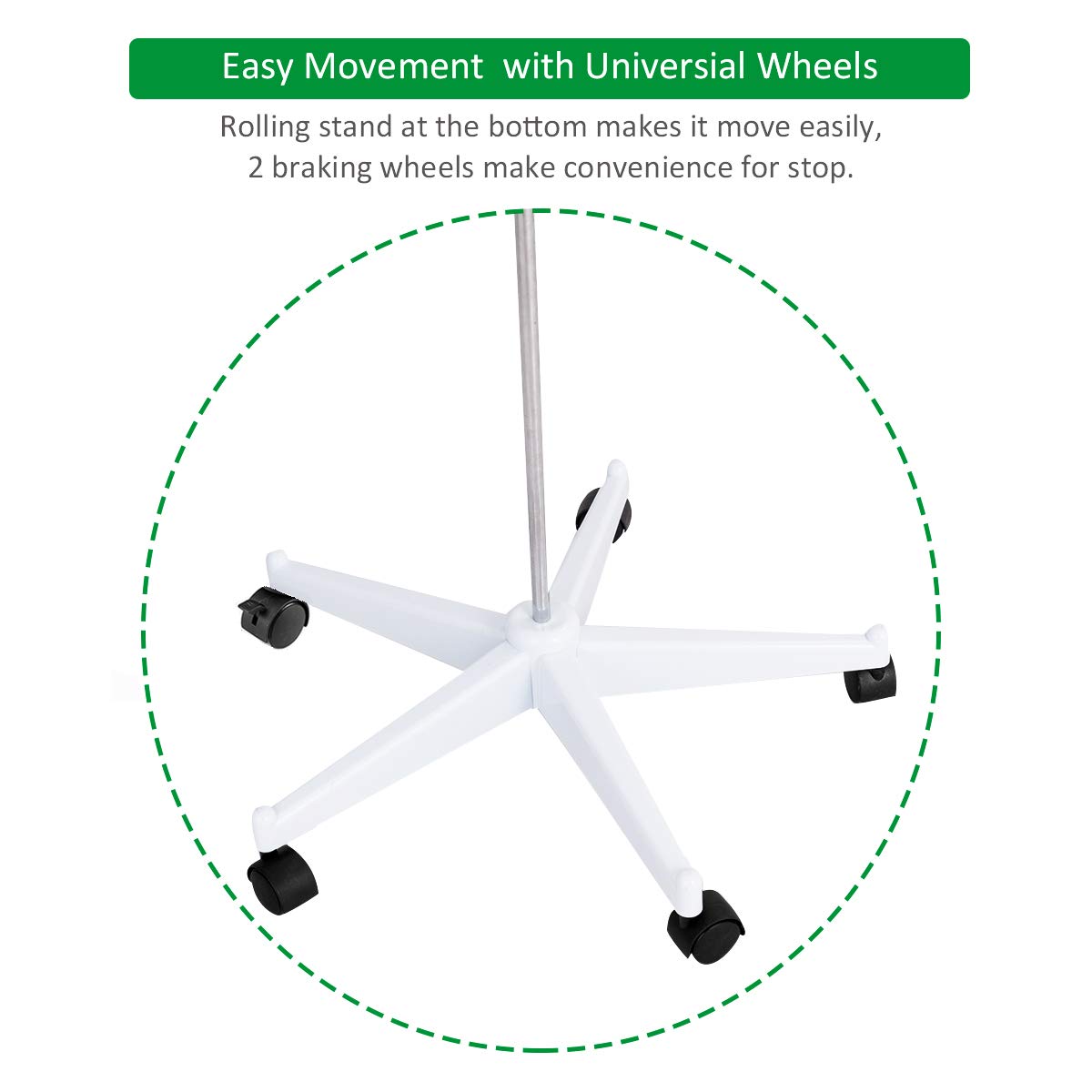 Giantex 70.8" Life Size Skeleton Model, with Roller Stand, 2 Casters with Brake, Removable Parts, Anatomical Poster and Dust Cover