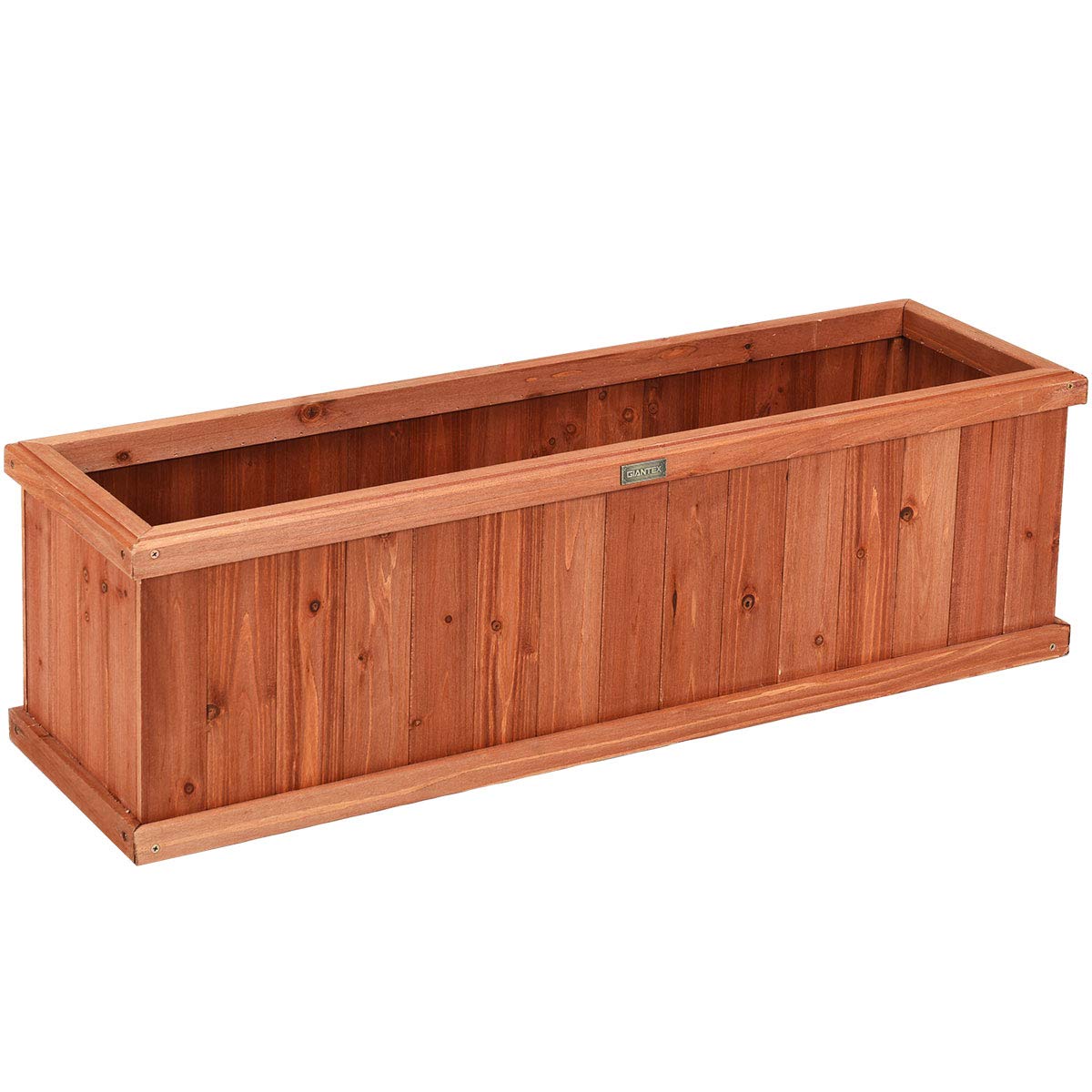 Raised Garden Flower or Vegetable Planter (40"L X 12"W X 12"H)