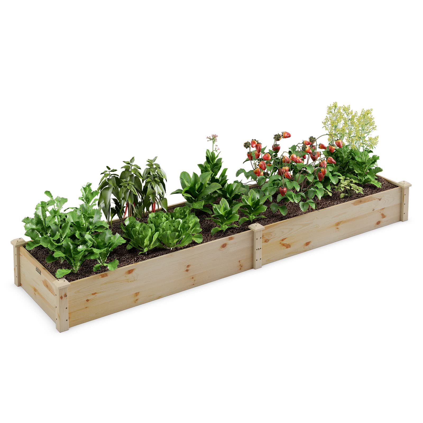 Giantex Wooden Raised Garden Bed