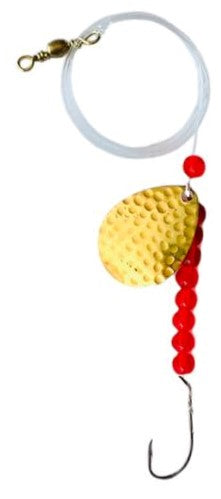 Single Hook Colorado Spinner – Gold Hammer Blade Lure