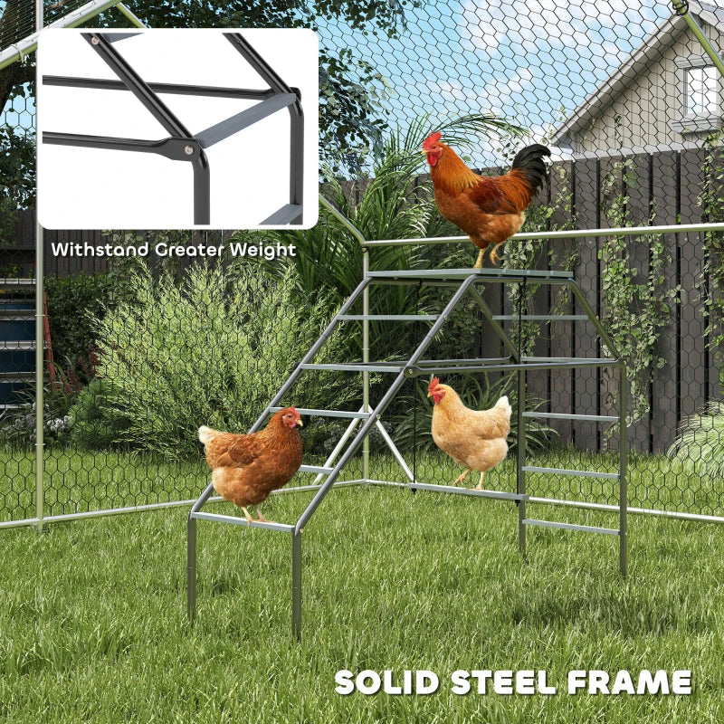 Chicken Coop Perches with Swing, Chicken Run Accessories Toy for Healthy & Happy, for Backyard Farm
