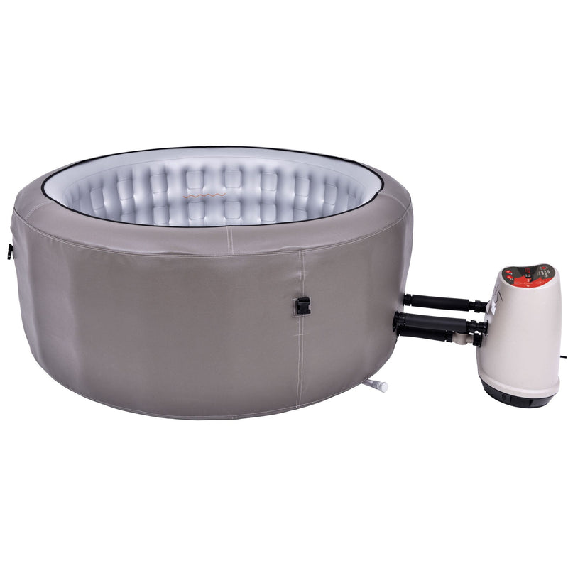 Grand Rapids Inflatable 4-Person Hot Tub | 110 Jets, Aromatherapy & 29" Deep Spa