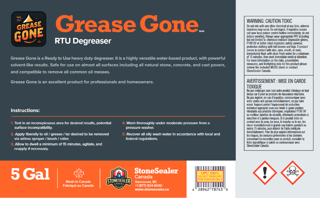 GreaseGone MAX | All Purpose Cleaner & Degreaser Concentrate