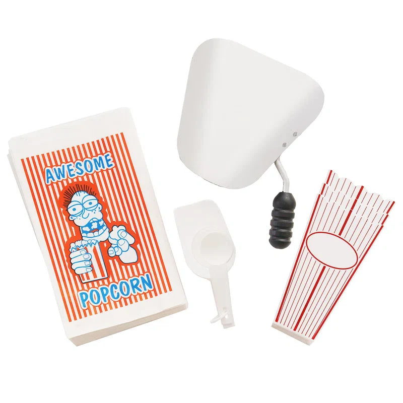 8oz Black Canadian Commercial Popcorn Machine with Stand 8oz