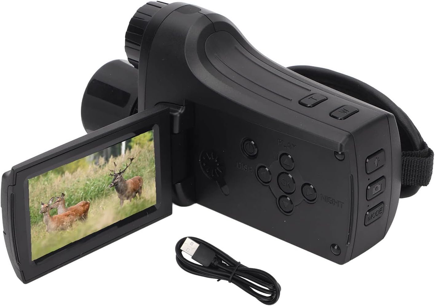 TUTT Night Vision Camcorder 4K/30fps 8x zoom Infrared 24MP Photo Resolution 700m 4000MAH Lithium Battery Waterproof NV C8