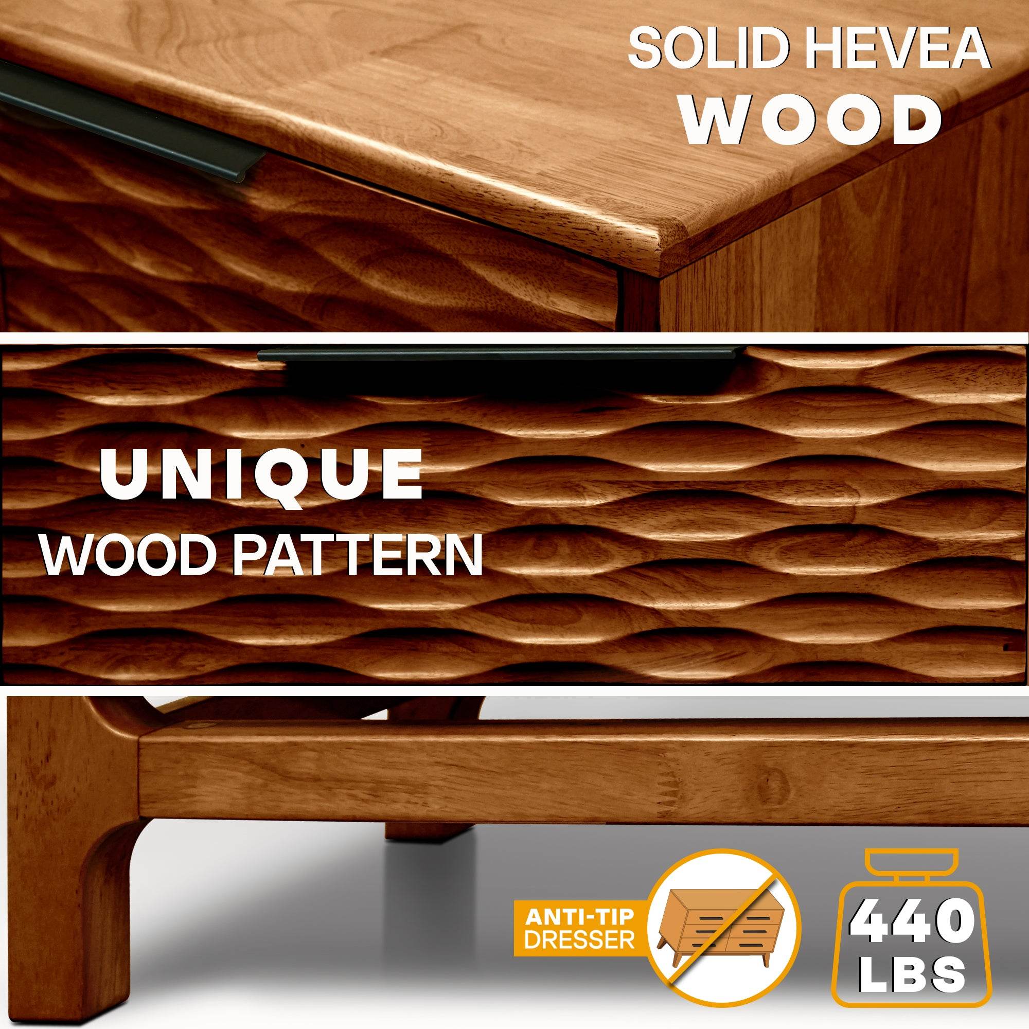 Elara Dresser with 6 Drawers