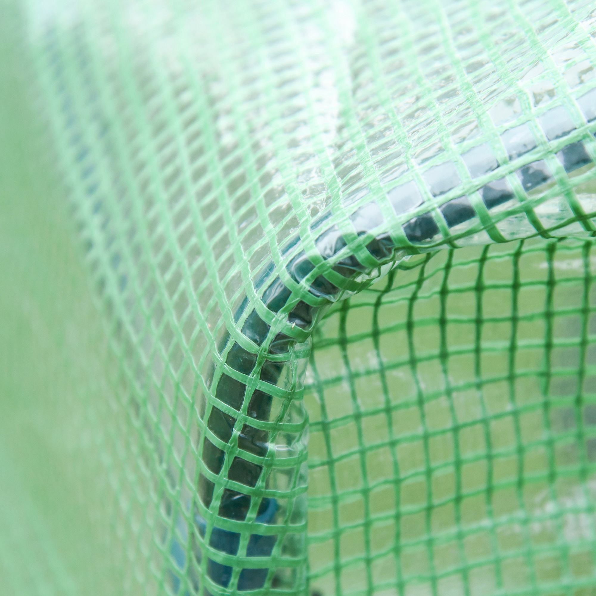 Outsunny Garden Grow Enclosure: 6x3.3x5.5ft Portable Mini Flower Plant Growing Green PVC Tunnel Outdoor Warm House