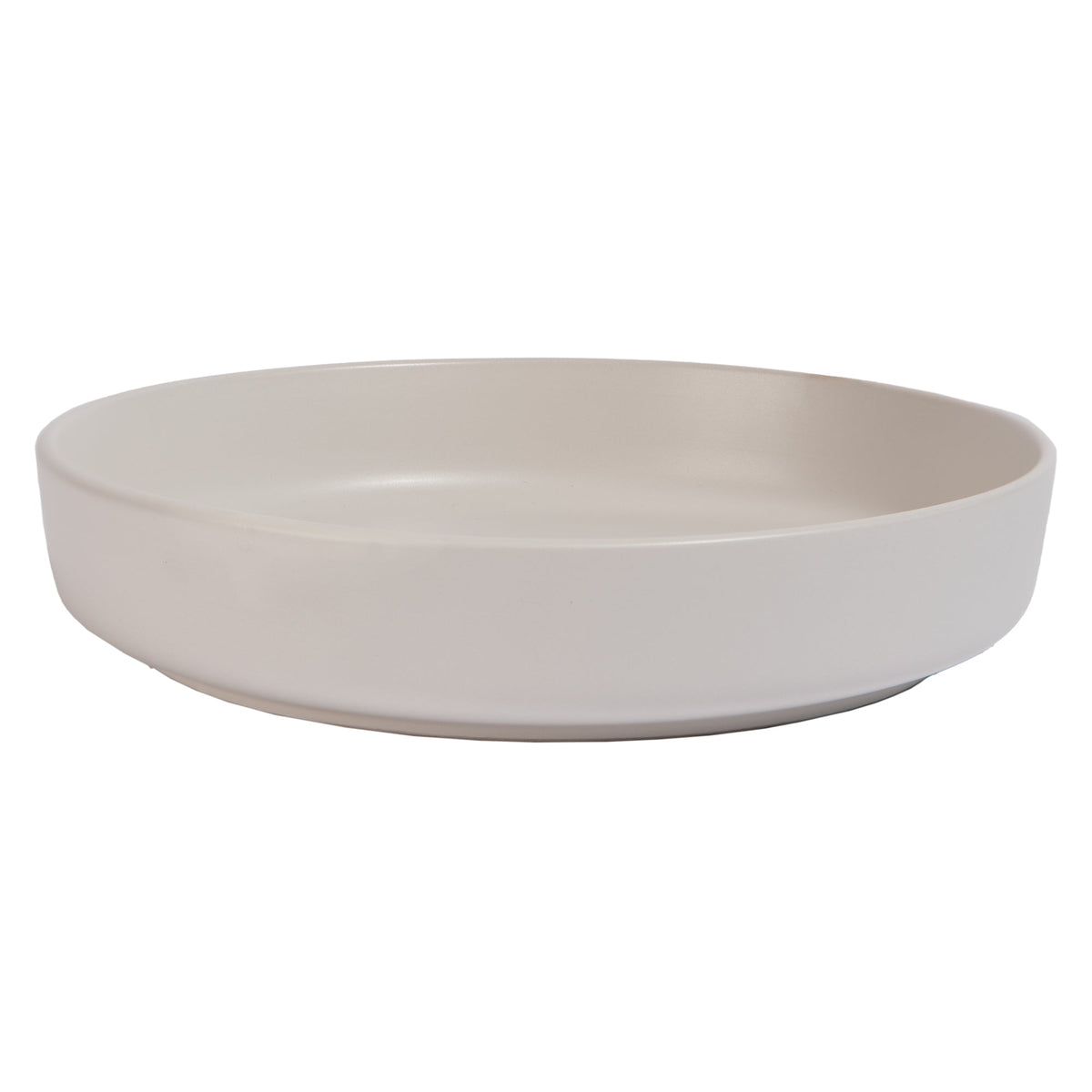 Pasta Bowls, Set of 4, Stoneware, 22 cm (8.7 in), Matte Off-White – Lisbon