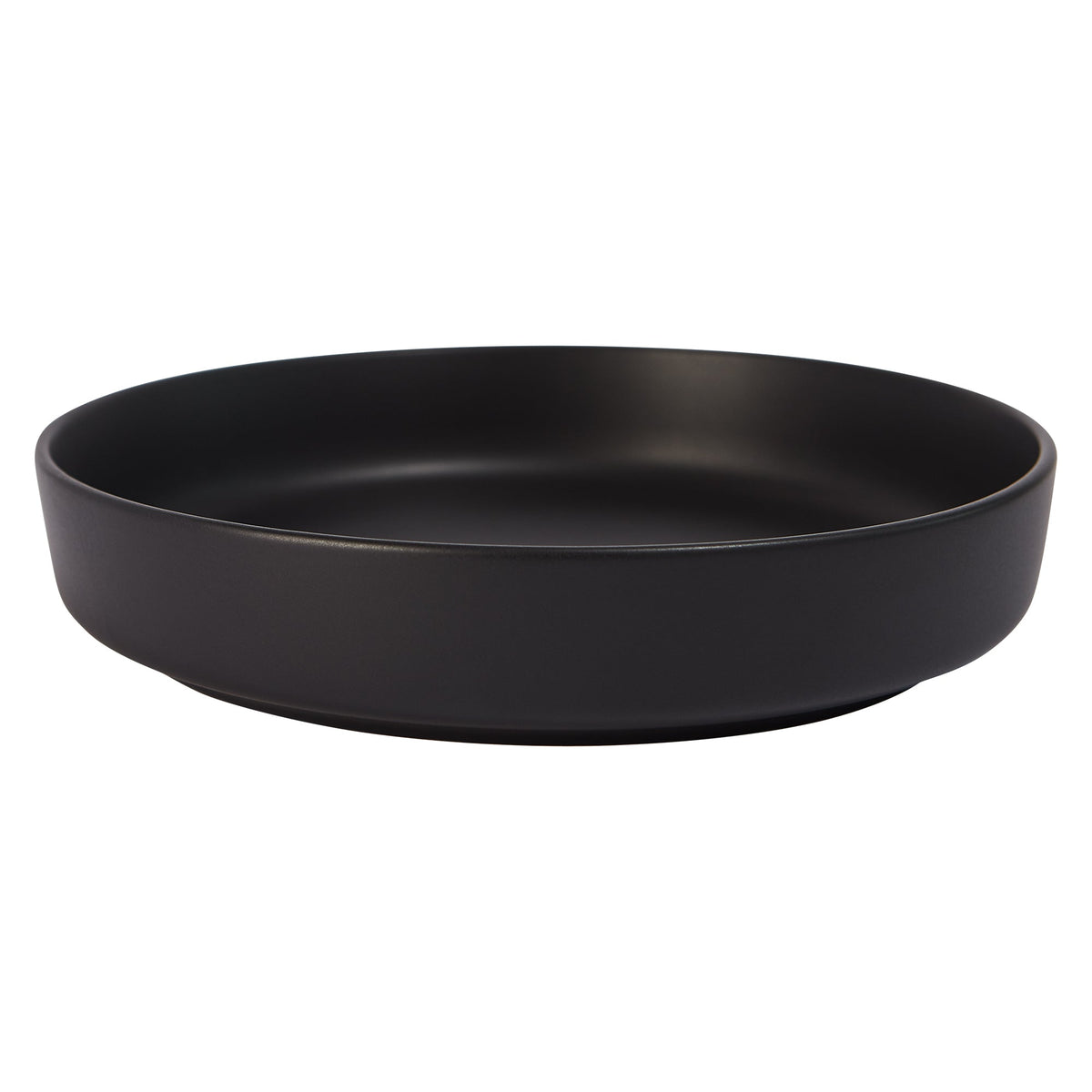 Pasta Bowls, Set of 4, Stoneware, 22 cm (8.7 in), Matte Black – Lisbon