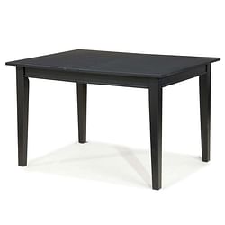 Space Saving Expandable Dining Table 48-66-inch in Ebony Black Wood Finish - Free Shipping