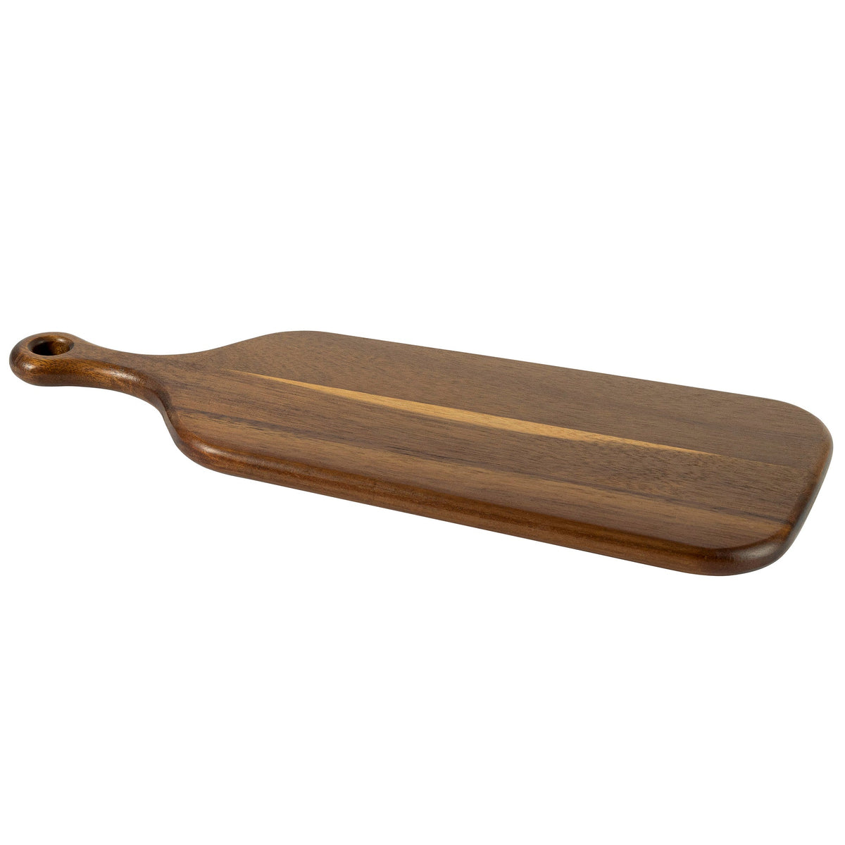 Acacia Wood Charcuterie Board with Handle, 43 x 16.5 cm, Serving Board