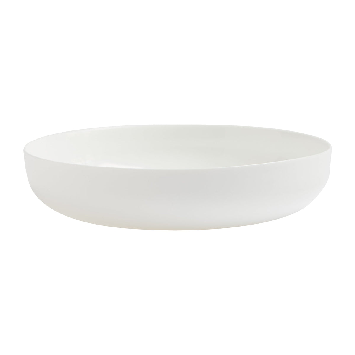Pasta Bowls, Set of 4, Opal Glass, 22.1 cm (8.7 in), White – Oslo